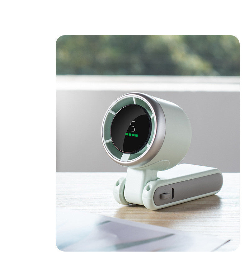 180° Folding Mini Fan – For Neck, Desk & Travel Use