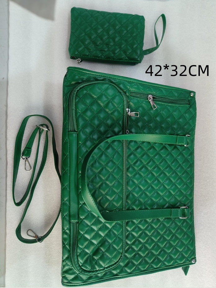 Fashionable Quilted Insulated Lunch Tote – Leak-Proof Thermal Bag with Crossbody Strap