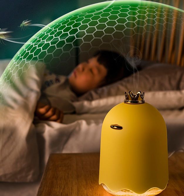 “250ml Crown Duck USB Ultrasonic Humidifier – Mini Desktop & Car Air Purifier for Home and Office”