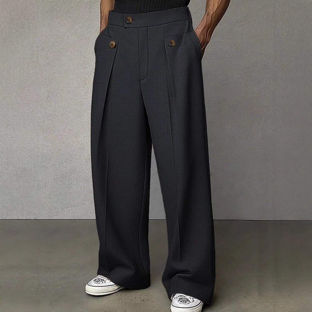 Men's Straight Anti-wrinkle Ironing-free Business Casual Pants