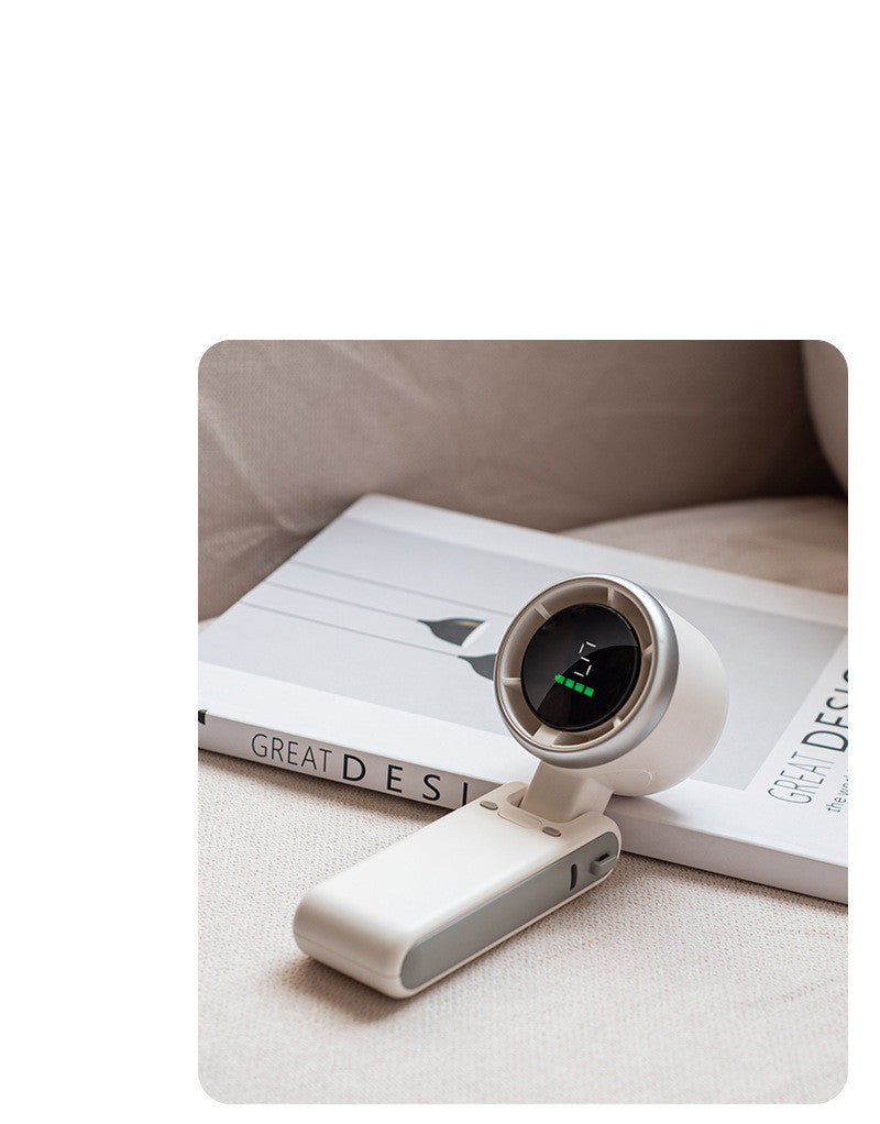 180° Folding Mini Fan – For Neck, Desk & Travel Use